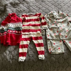 Christmas Set, Old Navy, Burt’s Bees Kids, The Children’s Place, 3T